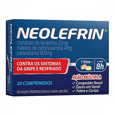 Neolefrin 20 comprimidos