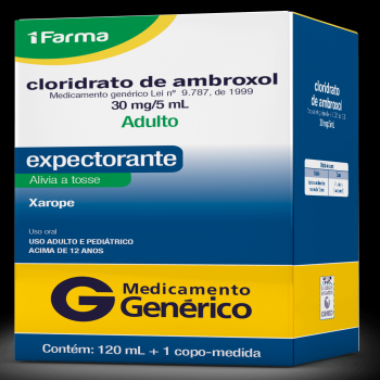 Cloridrato de ambroxol 6mg 120ml