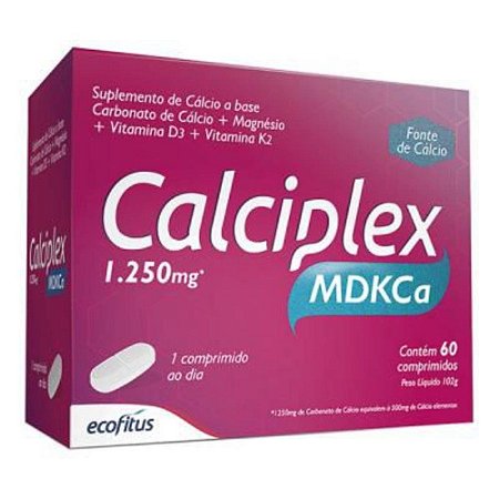 Calciplex mdk - 60 comprimidos