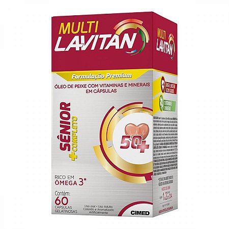 Lavitan multi senior 60 capsulas