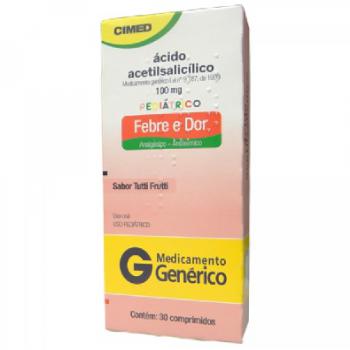 Acido acetilsalicilico 100mg 30 comprimidos