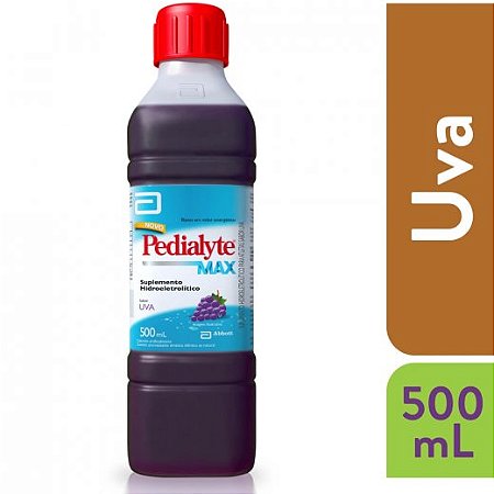 Pedialyte max uva 500ml