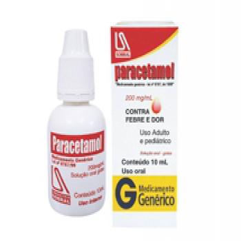 G paracetamol 200 mg gts c/10 ml