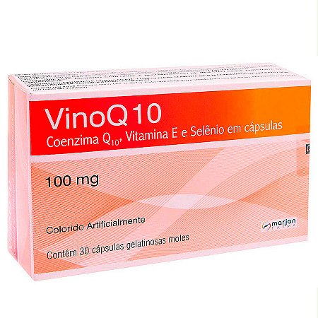 Vinoq 10 100mg  30 capsulas