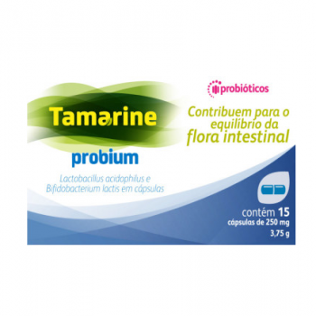 Tamarine probium 250mg 15 capsulas