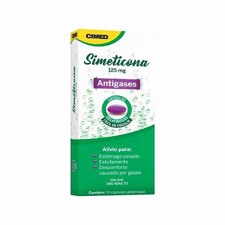 Simeticona 125mg 10 capsulas