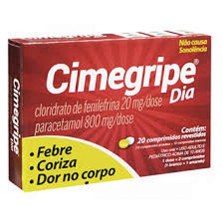 Cimegripe dia 12 comprimidos
