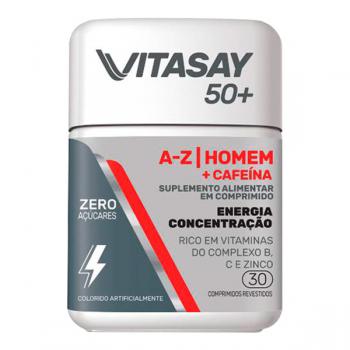 Suplemento alimentar vitasay 50+ homem a-z 30 capsulas