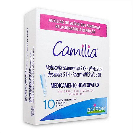 Camilia com 10 flaconetes