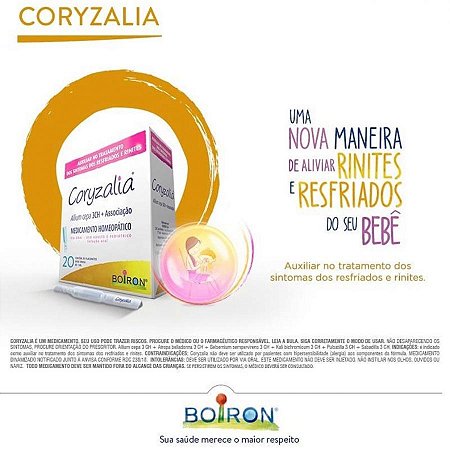 Coryzalia com 20 flaconetes