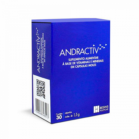 Andractiv vitamina com 30 capsulas