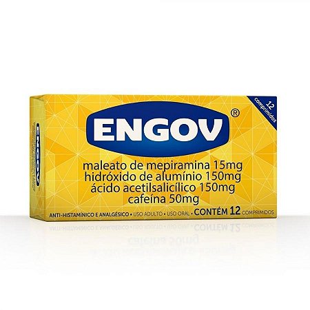 Engov com 12 comprimidos