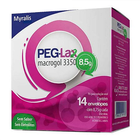 Peg lax 8.5g sol oral c/14env