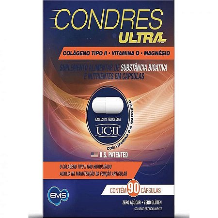 Suplemento alimentar condres ultra com 90 capsulas