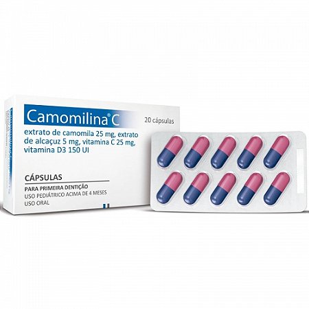 Camomilina c com 20 capsulas