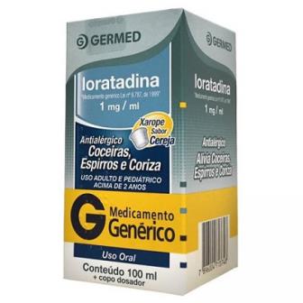 Loratadina 1mg xarope 100ml
