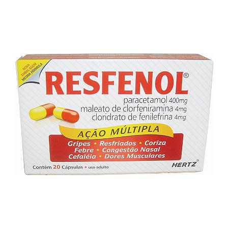 Resfenol com 20 capsulas
