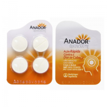Anador 500mg 4 comprimidos