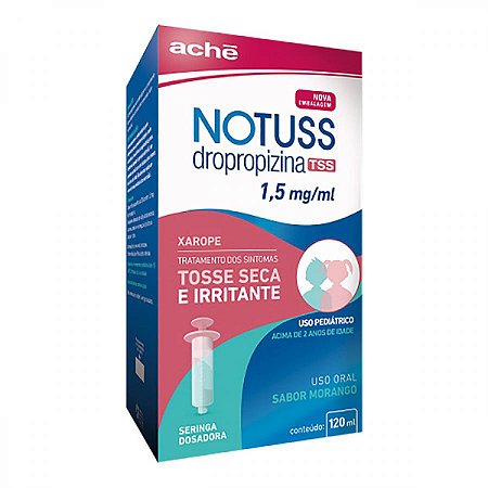 Notuss tss 1,5mg xarope infantil 120ml