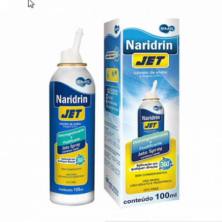 Naridrin jet 0,9% 1 frasco com 100ml