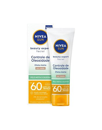 Nivea Sun Facial Pele Mista A Oleosa Fps 50 50g