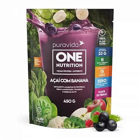 One Vegan Acai C/ Banana 450g