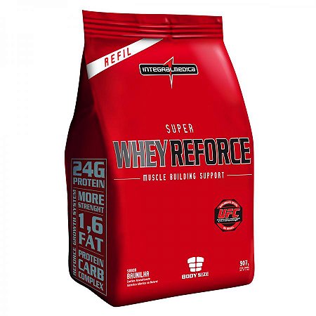 SUPER WHEY REFORCE 907 G BAUNILHA REFIL