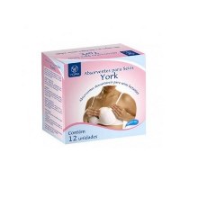Absorvente para seios York com 12 unidades