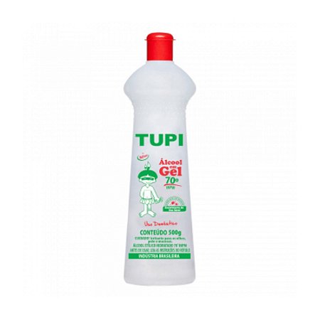 ALCOOL 70 GEL C/ALOE VERA 440G TUPI