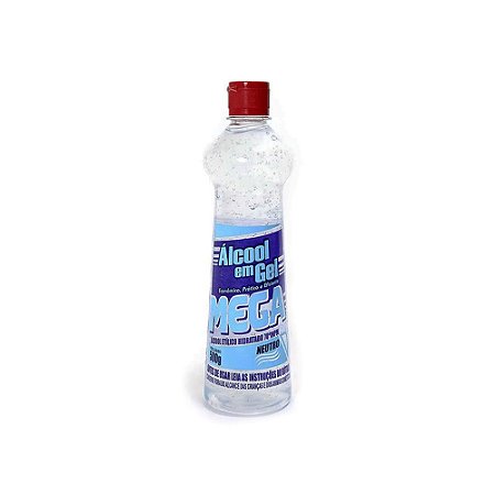 ALCOOL EM GEL 500ML MEGA