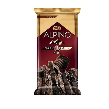 ALPINO CHOCOLATE DARK MILK 51% 85G