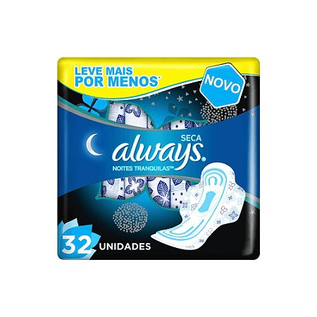 ALWAYS NOTURNA SECA C/ABAS C/32 L+P/MENOS