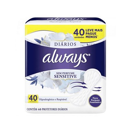 ALWAYS PROT.DIARIO 40UND SENSITIVE