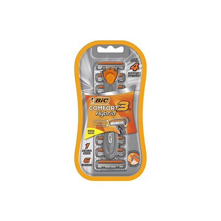 APAR.BARBA BIC COMFORT 3 HYBRID C/1UND+6CARGAS