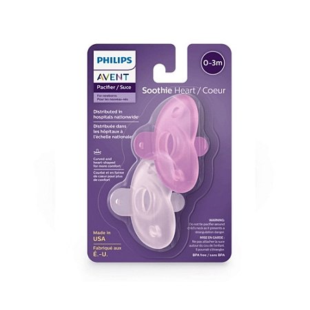 AVENT CHUP (SCF099/02) SOOTHIES 0-3M LILAS