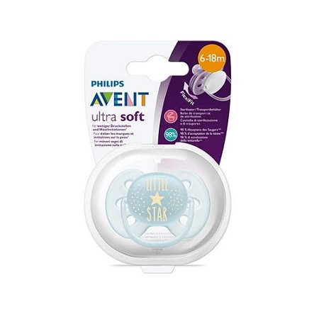 AVENT CHUP (SCF528/01) ULTRA SOFT 6-18M AZUL