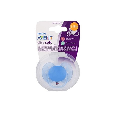 AVENT CHUP(SCF414/12) ULTRA SOFT 6-18M AZUL