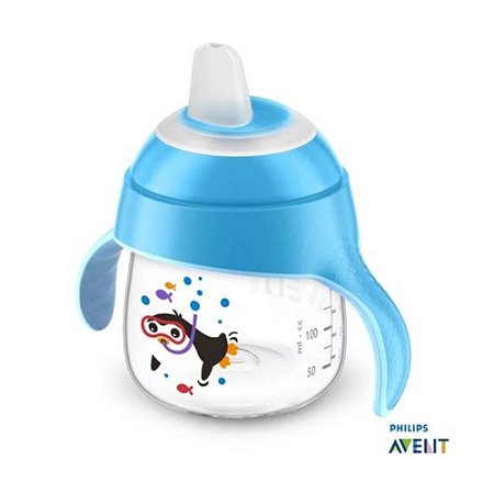 AVENT COPO(SCF751/05) PINGUIM AZUL 200ML