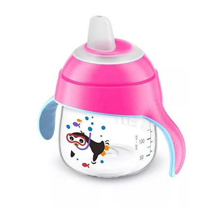 AVENT COPO(SCF751/07) PINGUIM ROSA 200ML