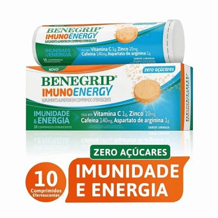 BENEGRIP IMUNO ENERGY C/10CPR EFERV