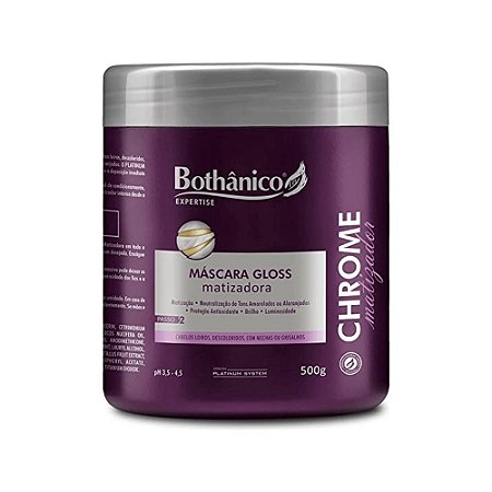 Mascara Chrome Matiz Hair Exp 500G, Bothanico