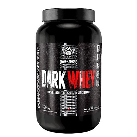 Dark Whey 100por Cento Morango 900g