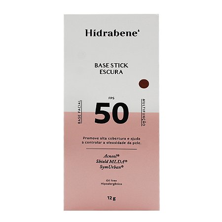 Hidrabene Base Stick Escura Fps50 12g