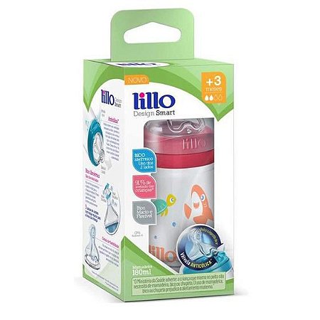 LILLO SMART MAM ROSA 180ML +3 MESES
