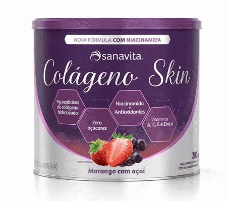 Colageno Skin Morango C/acai 200g