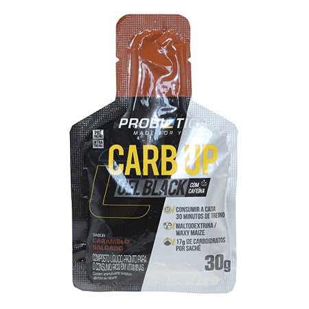 Carb Up Gel Black Caramelo Salgado C/1un