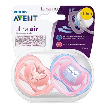 AVENT CHUP ULTRA AIR 0-6M DUPLA TAM 1(SCF085/02)