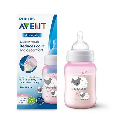 AVENT MAMADEIRA ANTI COLIC 260ML OVELHA (SCF821/14)