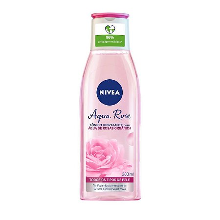 TÔNICO HIDRATANTE NIVEA AQUA ROSE 200ML