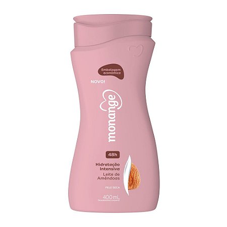 Hidratante Monange Hidratação Intensiva Para Pele Seca com Leite de Amêndoas 400Ml, Monange